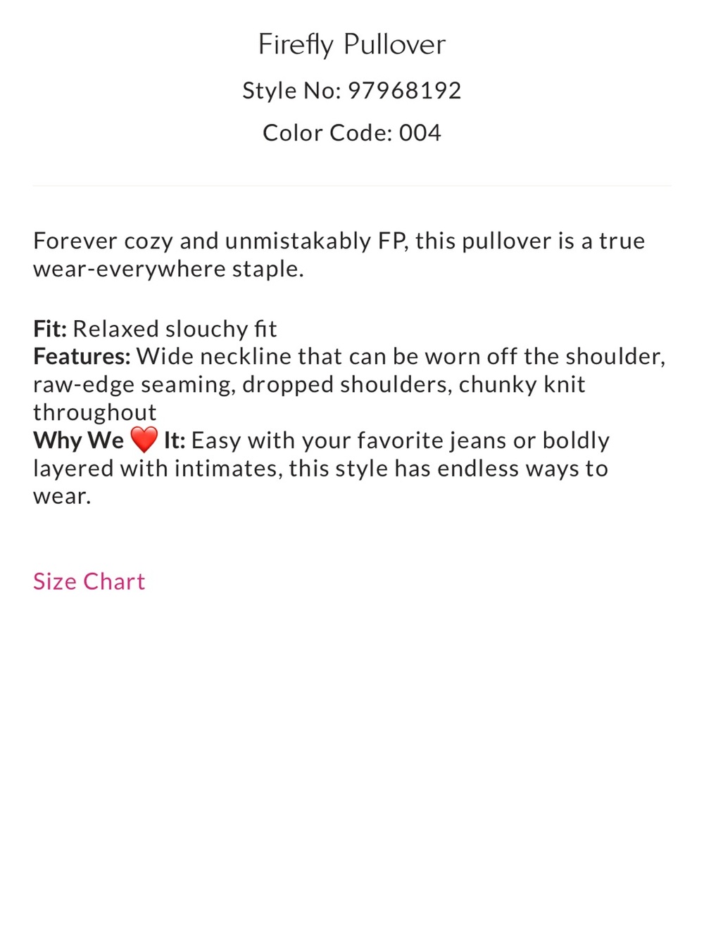 Free People Firefly Pullover - Picture 5 of 7